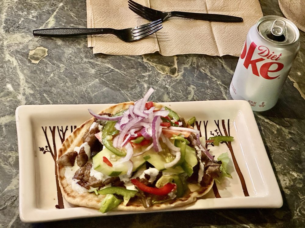 Food from Sam's Gyro