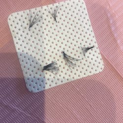Cali Nails And Spa - The bottom lashes were removed eyelashes done at Cali nails that were improperly done and clumpy, did damage to my eyelashes.