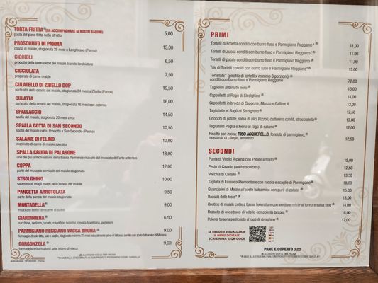 Menu photo 2 Trattoria dei Corrieri Parma, PR