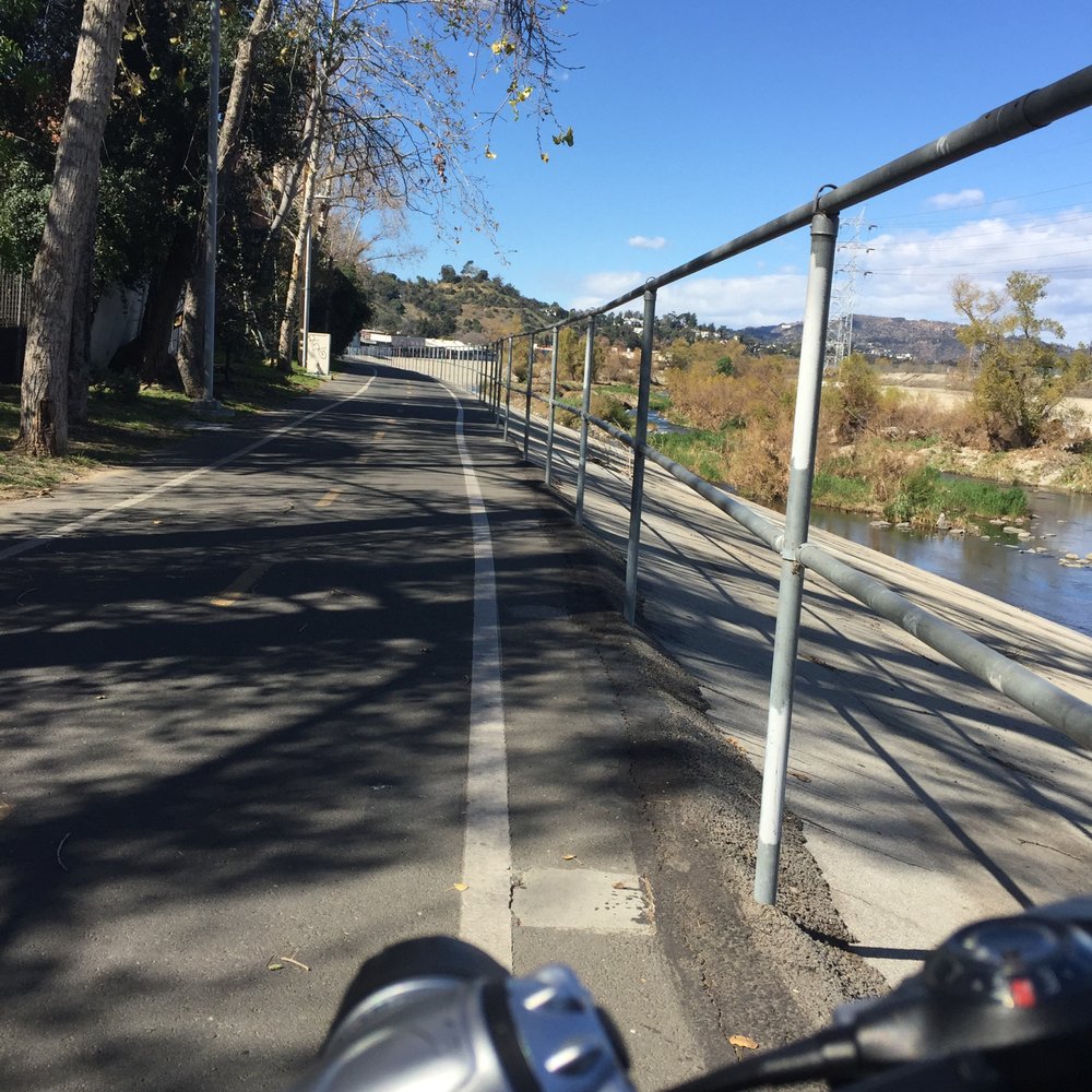 Lewis MacAdams Riverfront Park - Just outside of Marsh Park. Great bike and running path. Very well paved and maintained. - Parks Near Me - Los Angeles, California