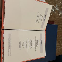 Kids menu Kids menu