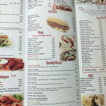 Tosco's Pizzeria - Menu - Pizza Near Me - Pine Bush, New York