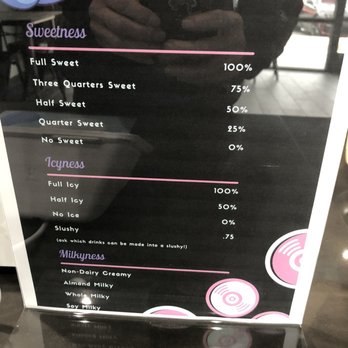 Sleepy Kitea - Adjustable preferences list - Bubble Tea Near Me - Riverside, California Sleepy Kitea - Adjustable preferences list - Bubble Tea Near Me - Riverside, California