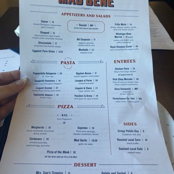 Mad Bene - Menu - Italian Near Me - Kapolei, Hawaii
