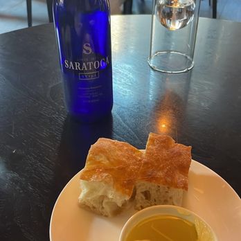 Oceans New York - Complimentary focaccia with butter and olive oil - Seafood Near Me - New York, New York Oceans New York - Complimentary focaccia with butter and olive oil - Seafood Near Me - New York, New York