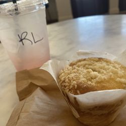 Hestia - Raspberry lemonade and toasted lemon muffin