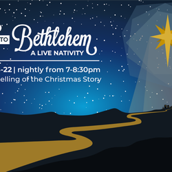 Calvary Chapel Eastside - Calvary Chapel Eastside presents our live nativity!
Travel the Road to Bethlehem from the comfort of your car or walk through!