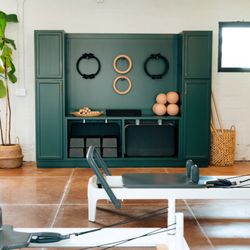 Organic Pilates - Custom prop wall