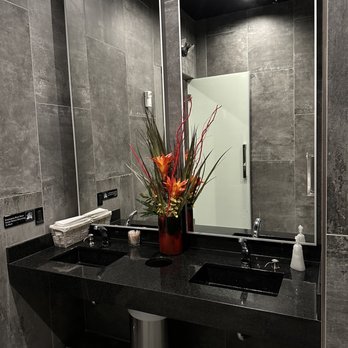 Texas de Brazil - Long Island - Fancy bathroom. - Steakhouses Near Me - Lake Grove, New York Texas de Brazil - Long Island - Fancy bathroom. - Steakhouses Near Me - Lake Grove, New York