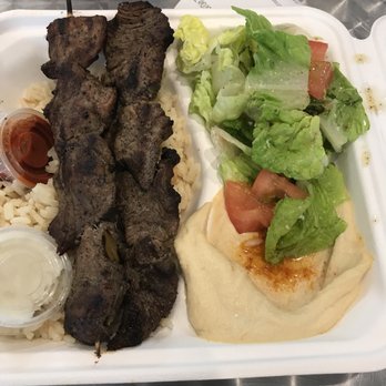 Kokos Mediterranean Cafe - Lamb Kebab Plate - Greek Near Me - Pasadena, California Kokos Mediterranean Cafe - Lamb Kebab Plate - Greek Near Me - Pasadena, California