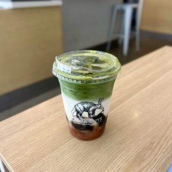 Boba Guys - Calvillo Matcha Latte - Bubble Tea Near Me - San Francisco, California