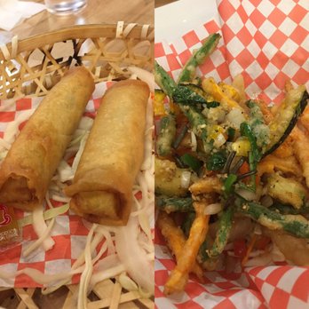 Green Bites Dumpling & Tea Bar - Spring rolls and veggie tempura - Chinese Near Me - Brampton, Ontario