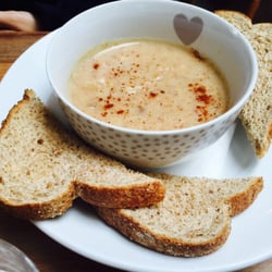The Country Cafe - Soup of the day. Potato and bacon.