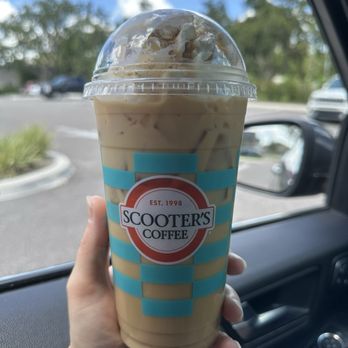 Scooter's Coffee - Pumpkin Caramelicious Latte - Coffee & Tea Near Me - Brandon, Florida