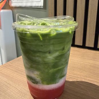 Carbon Coffee - strawberry matcha - Coffee & Tea Near Me - Aurora, Colorado