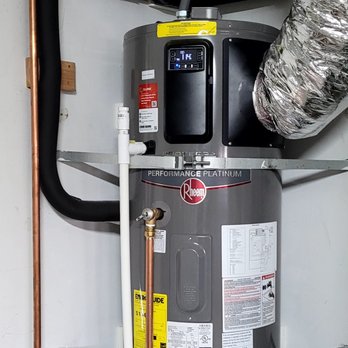 Steve Rea Construction - This homeowner is going all electric with solar. This hybrid heat pump water heater uses about a third of the electricity as a conventional - Handyman Near Me Steve Rea Construction - This homeowner is going all electric with solar. This hybrid heat pump water heater uses about a third of the electricity as a conventional - Handyman Near Me