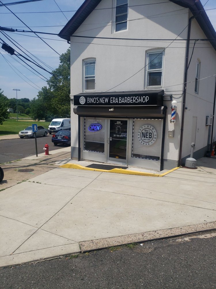 Bino's New Era BarberShop Logo