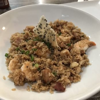 Da Kitchen Maui - Garlic Shrimp and Pork Fried Rice (looks better than it tastes) - Hawaiian Near Me - Kihei, Hawaii