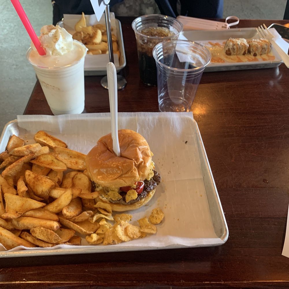 Royale with Cheese - Kruncher burger, fries, Cinnamon Toast Crunch shake and friend Mac n cheese - Burgers Near Me - Detroit, Michigan Royale with Cheese - Kruncher burger, fries, Cinnamon Toast Crunch shake and friend Mac n cheese - Burgers Near Me - Detroit, Michigan