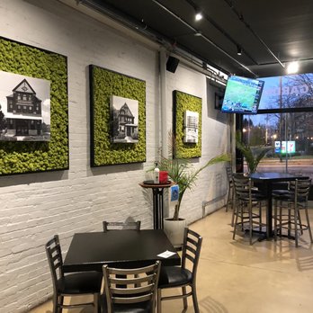 The Lauber - Artwork and seating - Bars Near Me - South Bend, Indiana