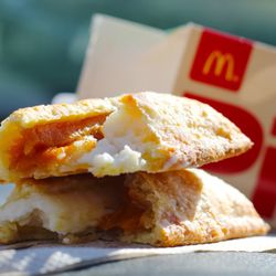 McDonald's - Pumpkin Pie 89¢ ea/$1.29 for 2--Run out and get one! (Or two) Really good!
