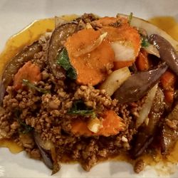 Bangkok - Spicy eggplant with ground pork