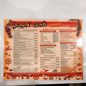 The Kickin' Crab - Menu - Cajun/Creole Near Me - Westminster, California