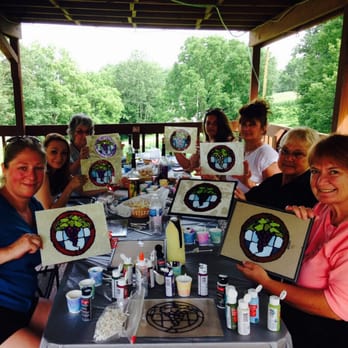 Allegro Vineyards - Wine Painting on the Deck - Wine Tasting Room Near Me - Stewartstown, Pennsylvania Allegro Vineyards - Wine Painting on the Deck - Wine Tasting Room Near Me - Stewartstown, Pennsylvania
