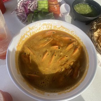 Mariscos Osuna - Camarones ala diabla en caldo - Seafood Near Me - Los Angeles, California