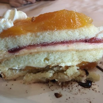 Il Fornello - Dessert special - peach Melba cake. Very good - Italian Near Me - Richmond Hill, Ontario
