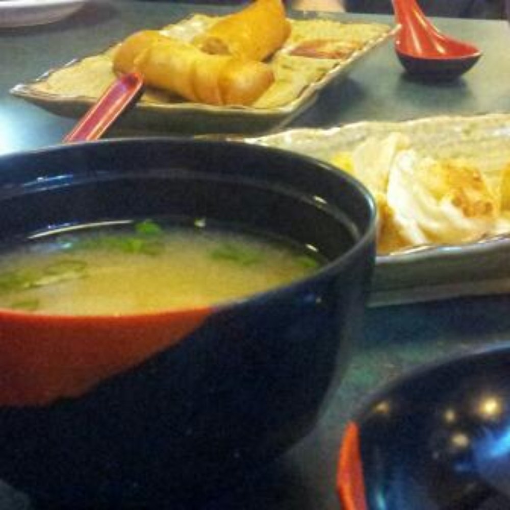 Bento Plus - Miso and potstickers - Japanese Near Me - Gresham, Oregon Bento Plus - Miso and potstickers - Japanese Near Me - Gresham, Oregon