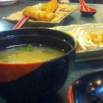 Bento Plus - Miso and potstickers - Japanese Near Me - Gresham, Oregon