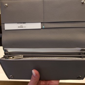 Tiffany & Company - Inside of the gray leather wallet. It comes with a mini checkbook holder that can also hold a few more cards. - Jewelry Near Me - Vienna, Virginia Tiffany & Company - Inside of the gray leather wallet. It comes with a mini checkbook holder that can also hold a few more cards. - Jewelry Near Me - Vienna, Virginia