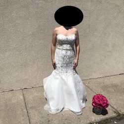 Nancy's Bridal - Dress I found four days before my wedding.