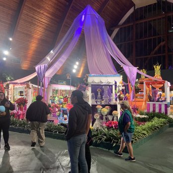 Los Angeles County Fair - Inside the Flower Pavilion - Festivals Near Me - Pomona, California