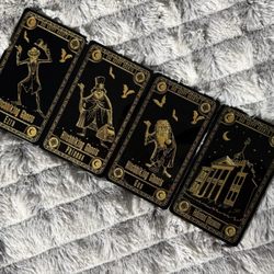 Haunted Mansion Tarot Glass Collectible card sets.