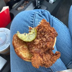 McDonald's - This is a classic chicken sandwich that was order at the McDonalds.