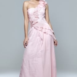 Chardonnay Boutique - Mascara One Shoulder Ruffled Evening Gown £210.00