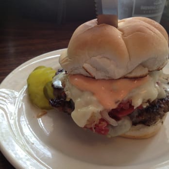Uncle John's Place - Ruben burger--excellent! An entire Ruben served on a burger. What's not to love? - American Near Me - Mansfield, Ohio Uncle John's Place - Ruben burger--excellent! An entire Ruben served on a burger. What's not to love? - American Near Me - Mansfield, Ohio