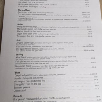 The Angelic - Lunch menu - Pubs Near Me - London, XGL The Angelic - Lunch menu - Pubs Near Me - London, XGL