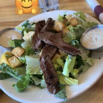 Olga's Kitchen - Caesar salad with steak added! - Sandwiches Near Me - Westland, Michigan