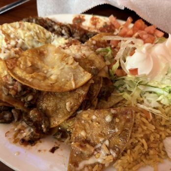 Taqueria Los Dos Potrillos - Chilaquiles with Asada - Mexican Near Me - Pinckney, Michigan Taqueria Los Dos Potrillos - Chilaquiles with Asada - Mexican Near Me - Pinckney, Michigan
