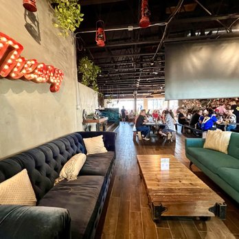 Common Theory - Lounge area to kick it while waiting to be seated. - Gastropubs Near Me - San Diego, California Common Theory - Lounge area to kick it while waiting to be seated. - Gastropubs Near Me - San Diego, California