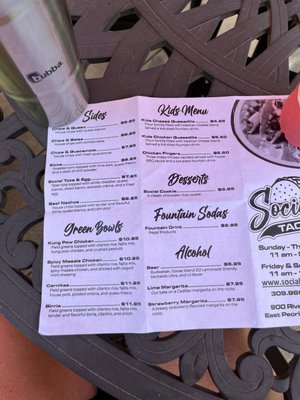 Menu photo 3 Social Taco East Peoria, IL