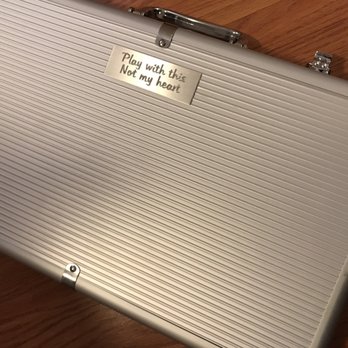Class A Awards & Graphix - Took this poker case to get engrave on Thursday and got it back Saturday afternoon.  The worker there was quick and friendly! - Trophy Shops Near Me - El Cajon, California