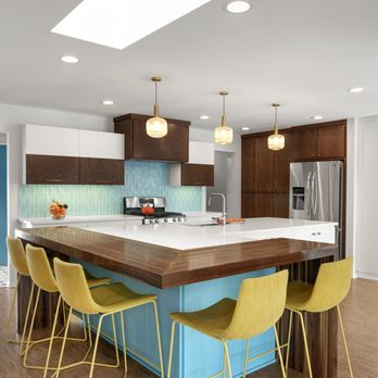 Plekkenpol Builders - a kitchen with a center island - General Contractors Near Me - Bloomington, Minnesota