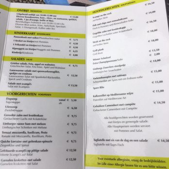 Wilhelmina Toren - Menu - Brasseries Near Me - Vaals, LI