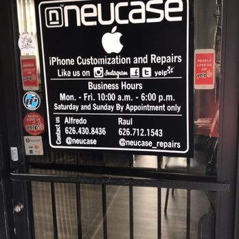 Neucase - Check them out! Hours as of 3/2019. Call for an appointment if you're in a rush. - Mobile Phones Near Me - La Puente, California Neucase - Check them out! Hours as of 3/2019. Call for an appointment if you're in a rush. - Mobile Phones Near Me - La Puente, California