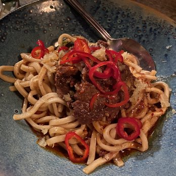 Reckless Noodle House - Ma La Braised Beef Cheek Noodle - Bars Near Me - Seattle, Washington