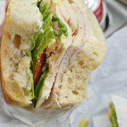 Belly Deli - One bite and grossed out by bread. Bummed.